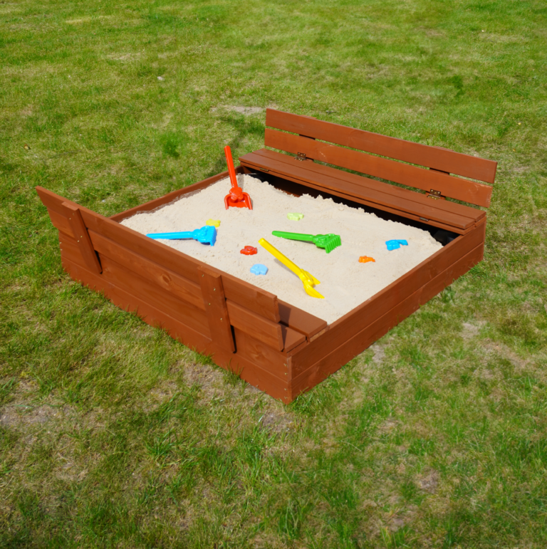 Piaskownica drewniana brązowa 150