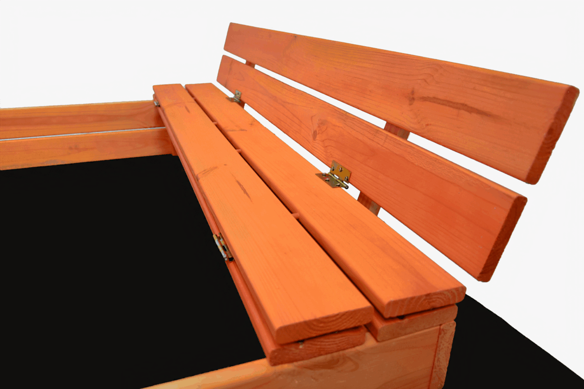 Piaskownica zamykana drewniana 120 impregnowana