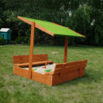 Piaskownica z daszkiem 120 zamykana drewniana impregnowana