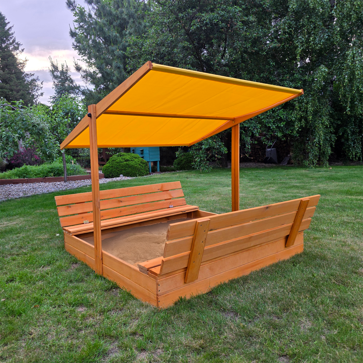 piaskownica 150 kasztan zółty