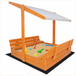 Piaskownica z daszkiem 120 zamykana drewniana impregnowana