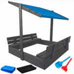 Piaskownica z daszkiem 120 zamykana drewniana impregnowana