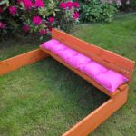 Poduszka do piaskownicy 120 na ławeczkę