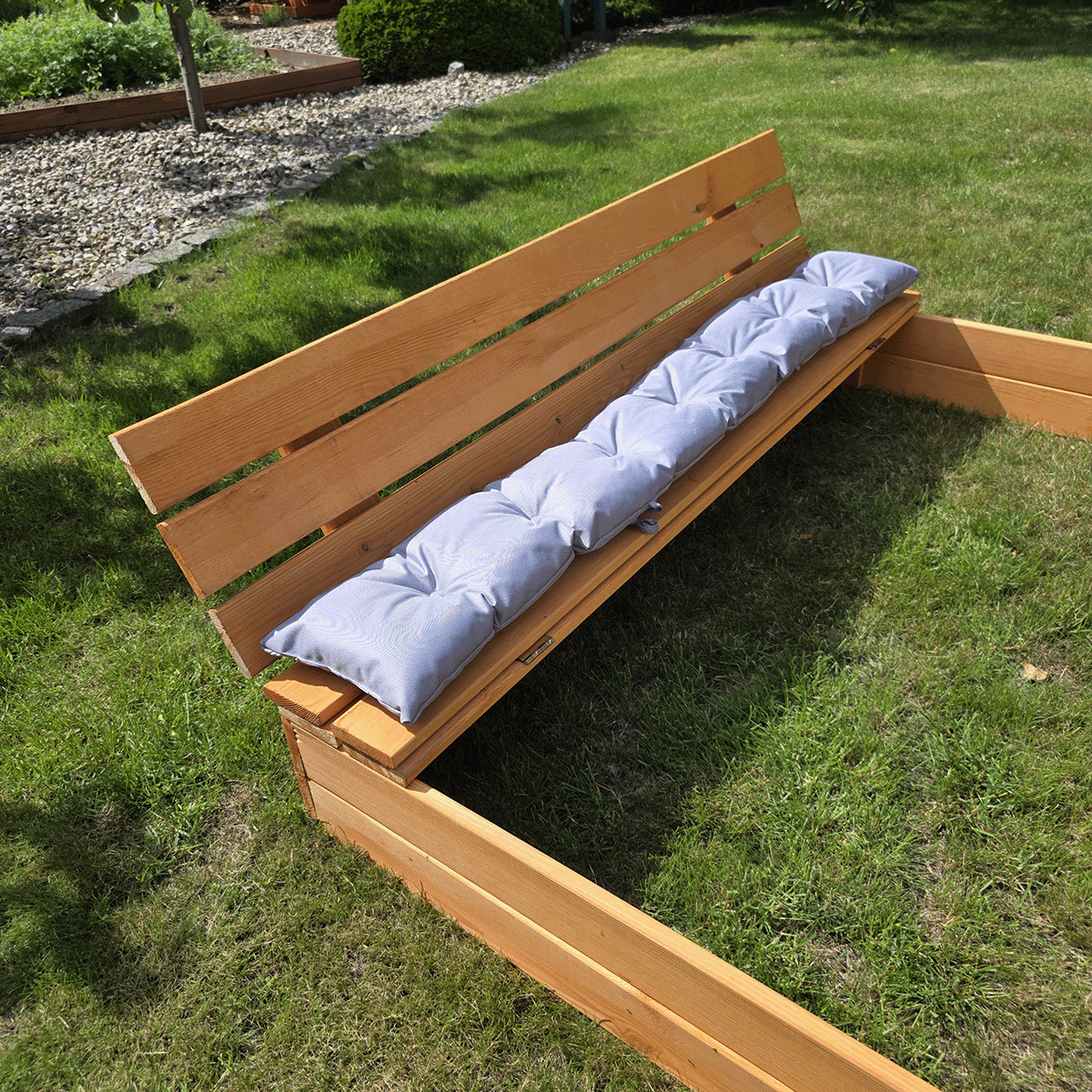 Poduszka do piaskownicy 150 na ławeczkę