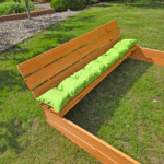 Poduszka do piaskownicy 150 na ławeczkę